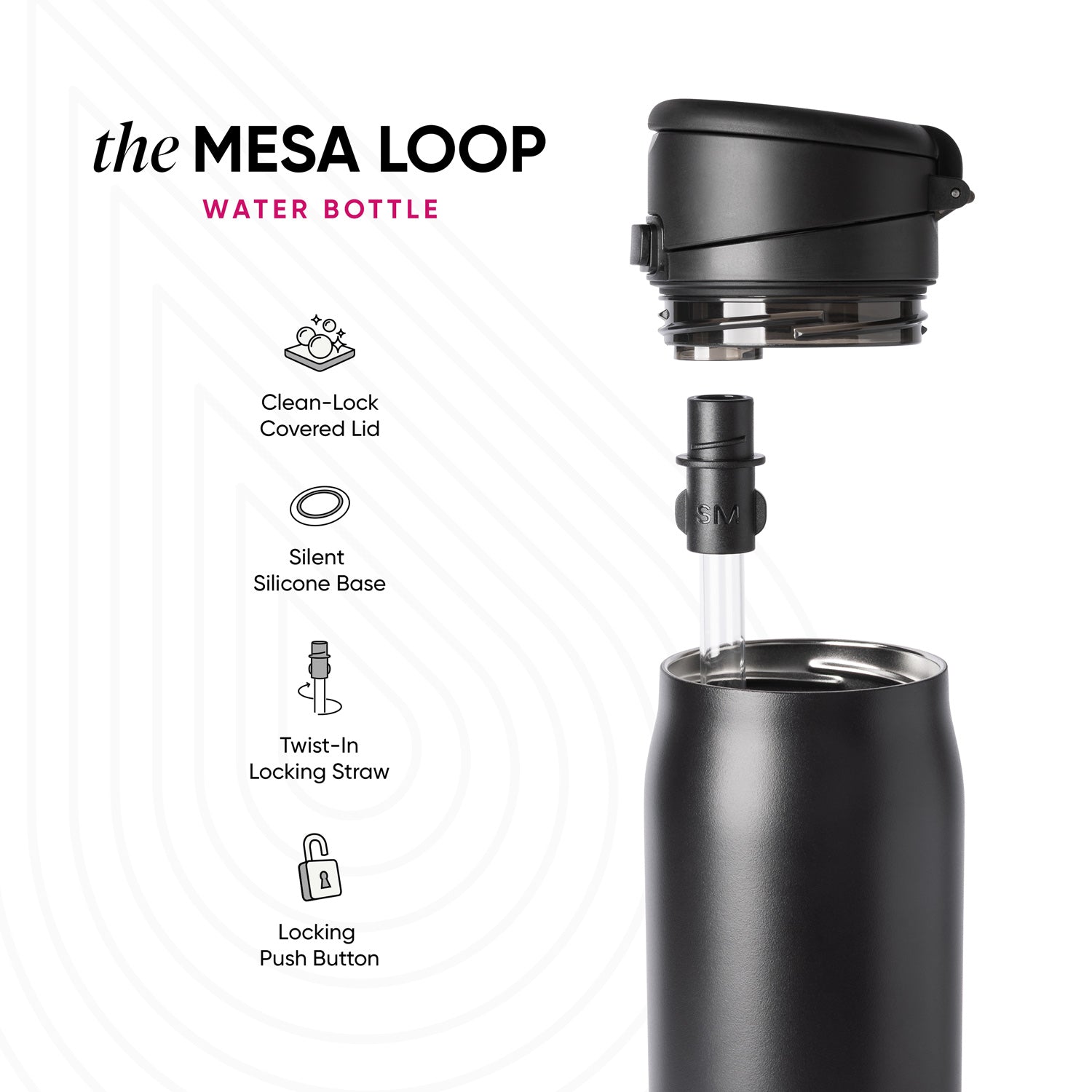Replacement Lid for Mesa Loop Water Bottle